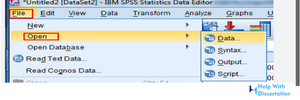 importing data to spss